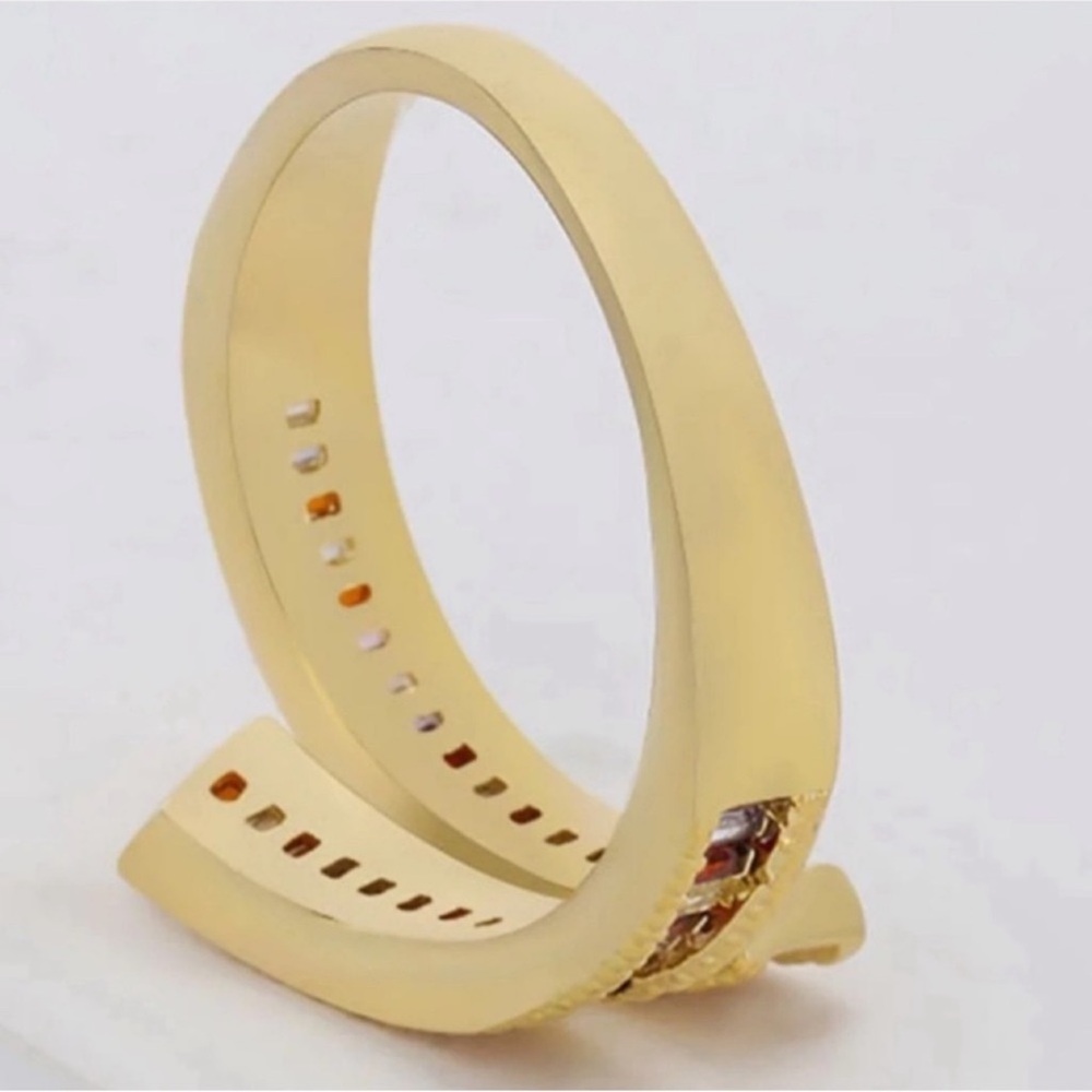NIB Arvino Amethyst 18k Gold wrap svelte wrap ring - Picture 13 of 14